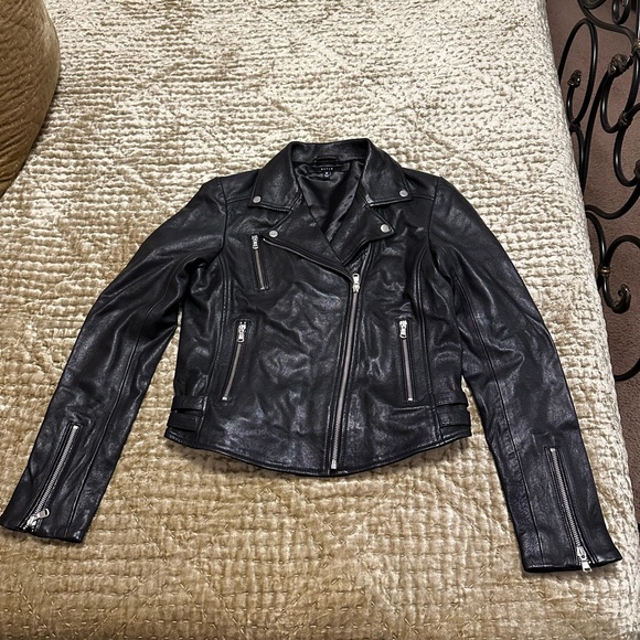DSTLD Authentic Leather Biker Jacket NEW 🏍️ - Picture 6 of 13